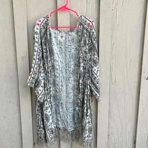 Billabong Aztec print caftan